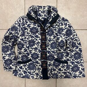 Blue and White Jacket